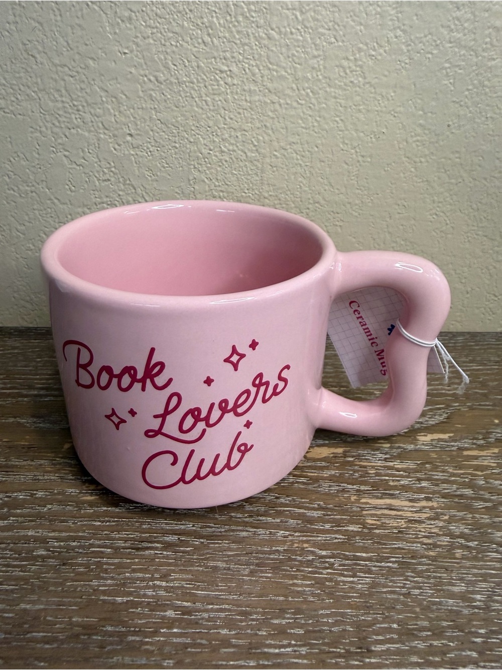 Target Book Lovers Club Pink Ceramic Mug